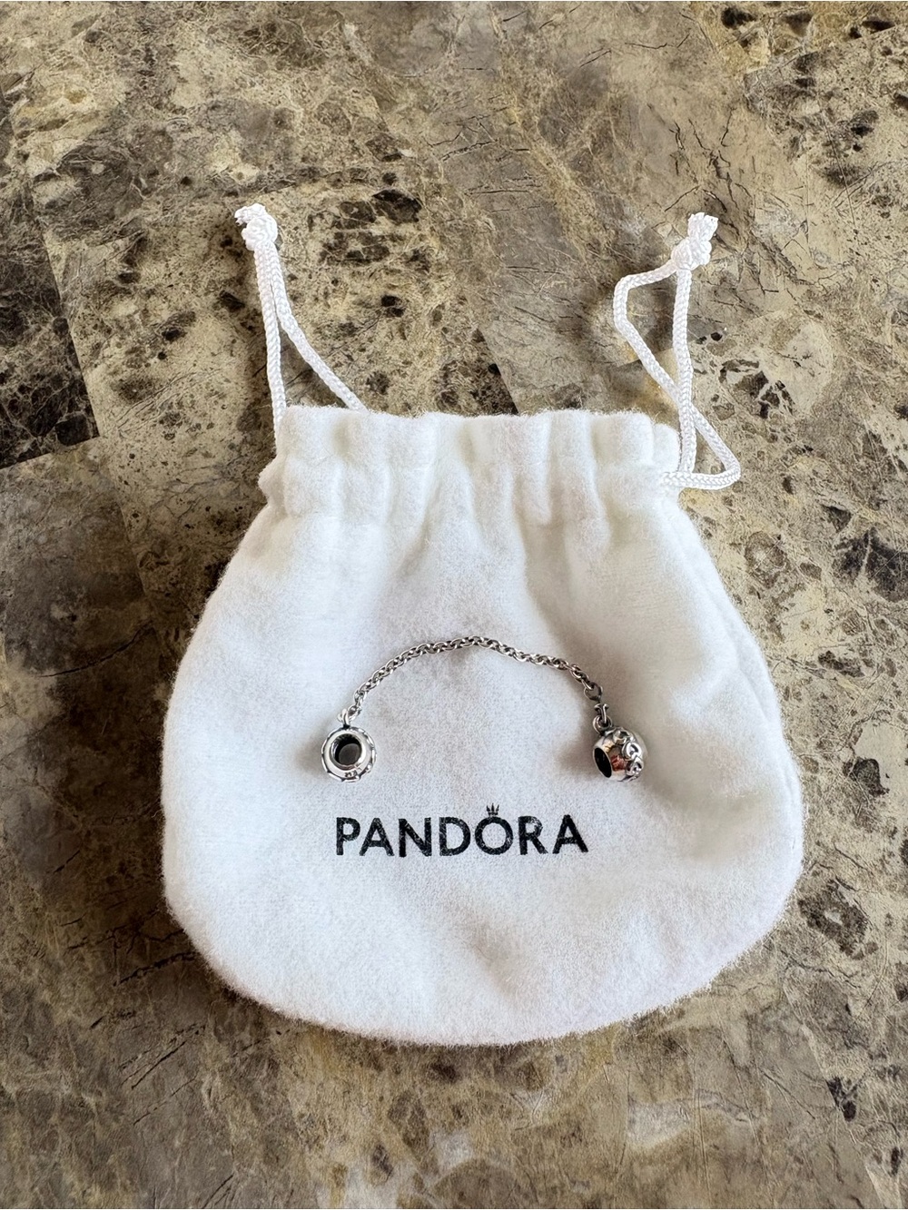 Pandora Sterling Silver Safety Chain